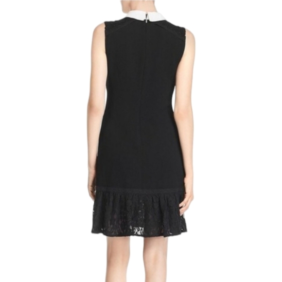 KARL LAGERFELD PARIS Collared Ruffle Mini Dress. Size 14 - Picture 2 of 10